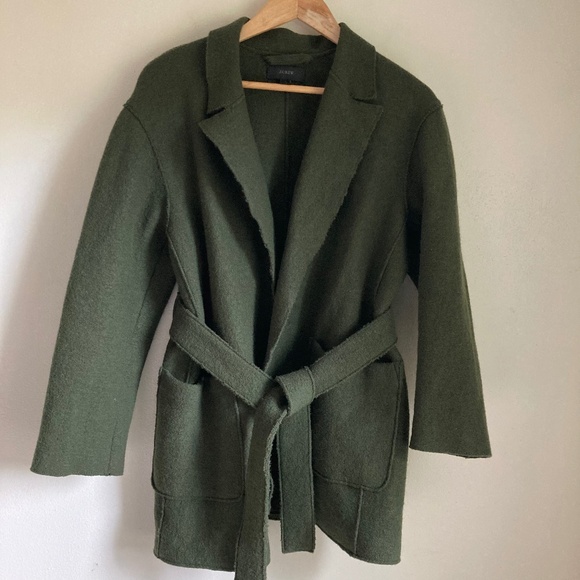 J.crew women’s 100% wool open cardigan/Coat - Picture 1 of 8